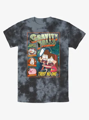 Disney Gravity Falls Trust No One Comic Cover Tie-Dye T-Shirt