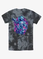 Marvel Guardians of the Galaxy Rocket's Crew Tie-Dye T-Shirt