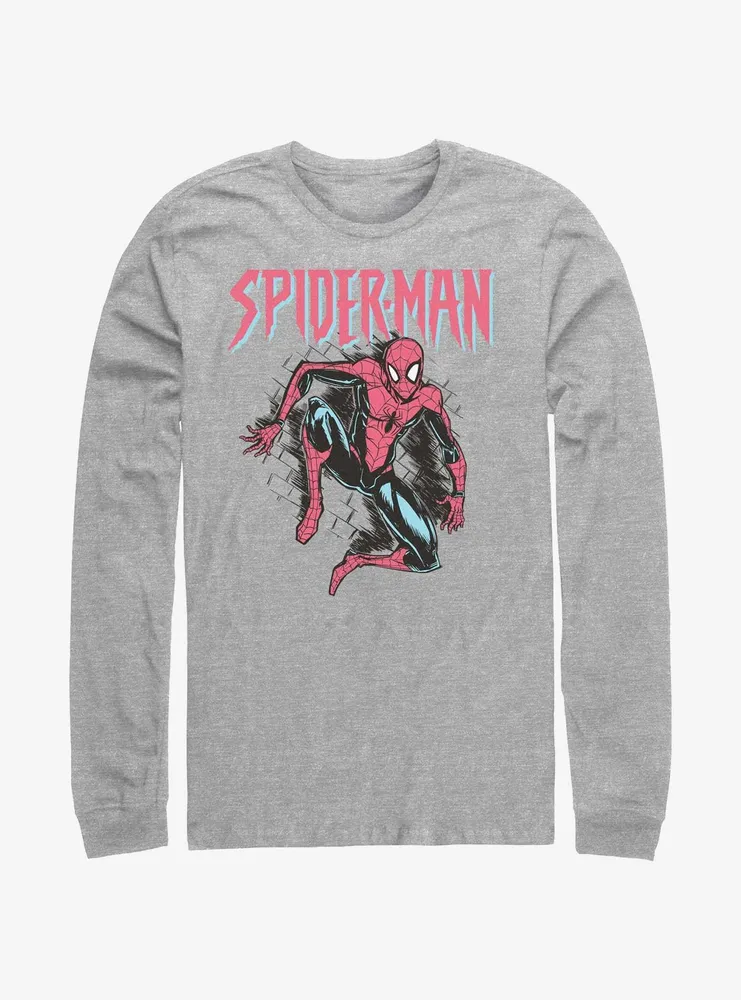 Marvel Spider-Man Spidey Pastel Long-Sleeve T-Shirt