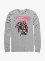 Marvel Spider-Man Spidey Pastel Long-Sleeve T-Shirt