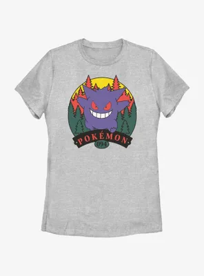 Pokemon Gengar Forest Attack Womens T-Shirt