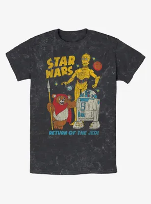 Star Wars Walk The Ewok Mineral Wash T-Shirt