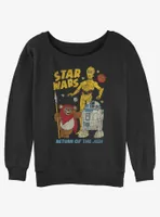 Star Wars Walk The Ewok Womens Slouchy Sweatshirt