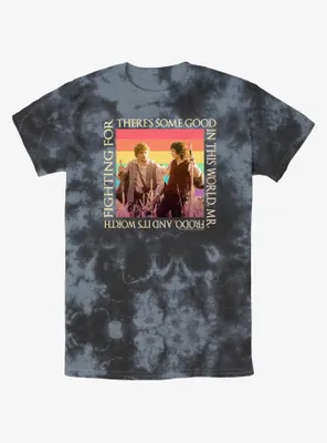 The Lord of Rings Sam and Frodo Good World Tie-Dye T-Shirt