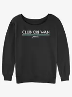 Indiana Jones Club Obi Wan Womens Slouchy Sweatshirt