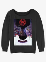 Marvel Spider-Man: Across the Spider-Verse Poster Womens Slouchy Sweatshirt