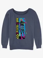 Marvel Spider-Man: Across the Spider-Verse Spider-Punk Womens Slouchy Sweatshirt