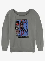 Marvel Spider-Man: Across the Spider-Verse Punk Power Womens Slouchy Sweatshirt