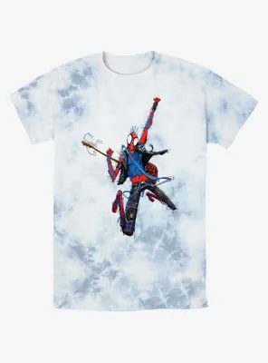 Marvel Spider-Man: Across the Spider-Verse Spider-Punk Rock Out Tie-Dye T-Shirt