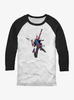 Marvel Spider-Man: Across the Spider-Verse Spider-Punk Rock Out Raglan T-Shirt
