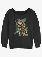 Nintendo Hero Link Womens Slouchy Sweatshirt