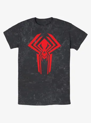Marvel Spider-Man: Across the Spider-Verse O'Hara Spider Logo Mineral Wash T-Shirt