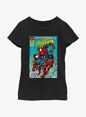 Marvel Spider-Man Clone Wars Comic Cover Girls Youth T-Shirt