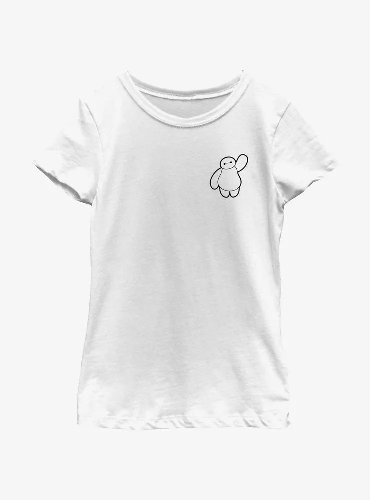 Disney Big Hero 6 Pocket Baymax Girls Youth T-Shirt