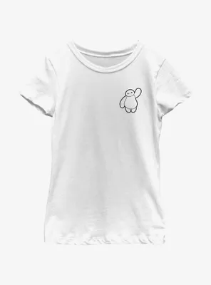 Disney Big Hero 6 Pocket Baymax Girls Youth T-Shirt