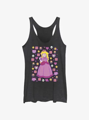 Mario Princess Peach Womens Tank Top