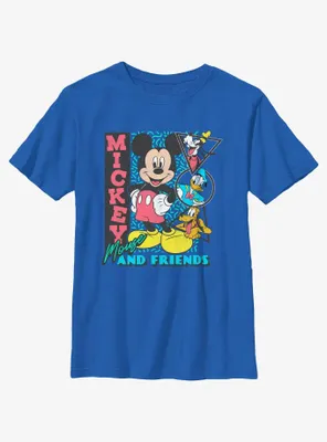 Disney Mickey Mouse Friends Goofy Donald and Pluto Youth T-Shirt