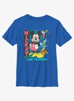 Disney Mickey Mouse Friends Goofy Donald and Pluto Youth T-Shirt