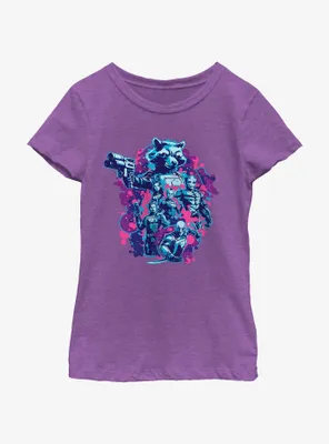 Marvel Guardians of the Galaxy Rocket's Crew Girls Youth T-Shirt