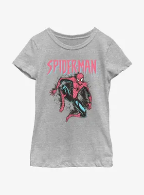 Marvel Spider-Man Spidey Pastel Girls Youth T-Shirt