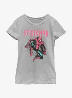 Marvel Spider-Man Spidey Pastel Girls Youth T-Shirt