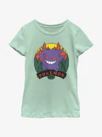 Pokemon Gengar Forest Attack Girls Youth T-Shirt