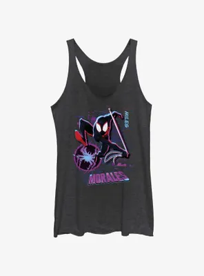 Marvel Spider-Man: Across the Spider-Verse Street Swing Miles Morales Womens Tank Top