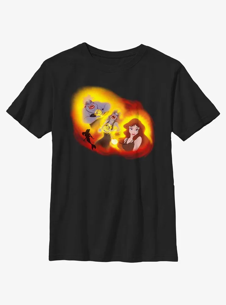 Disney The Little Mermaid Ursula Transformation Youth T-Shirt