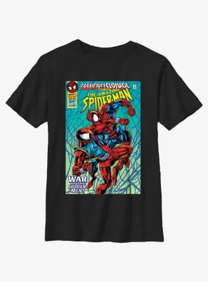 Marvel Spider-Man Clone Wars Comic Cover Youth T-Shirt