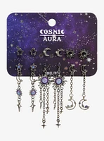 Cosmic Aura Celestial Opal Earring Set