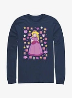 Mario Princess Peach Long-Sleeve T-Shirt