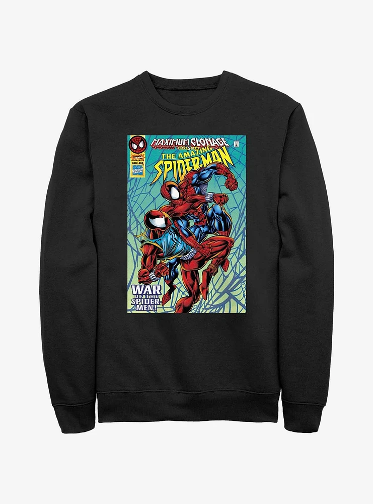 Marvel Spider-Man Clone Wars Comic Cover Sweatshirt