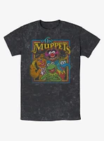 Disney The Muppets Retro Muppet Poster Mineral Wash T-Shirt