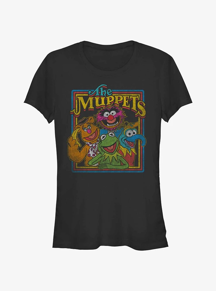 Disney The Muppets Retro Muppet Poster Girls T-Shirt