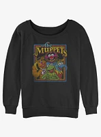 Disney The Muppets Retro Muppet Poster Girls Slouchy Sweatshirt