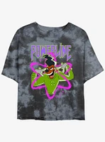 Disney Goofy I Have Power Girls Tie-Dye Crop T-Shirt