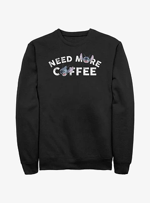 Disney Lilo & Stitch Need More Coffee Sweatshirt