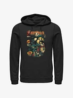 Disney The Nightmare Before Christmas Jack Skellington King of Halloween Comic Cover Hoodie