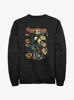 Disney The Nightmare Before Christmas Jack Skellington King of Halloween Comic Cover Sweatshirt