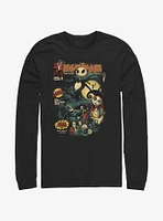 Disney The Nightmare Before Christmas Jack Skellington King of Halloween Comic Cover Long-Sleeve T-Shirt
