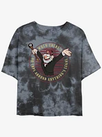 Disney Gravity Falls Stan No Cops Anything's Legal Girls Tie-Dye Crop T-Shirt