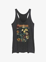 Disney The Nightmare Before Christmas Jack Skellington King of Halloween Comic Cover Girls Tank