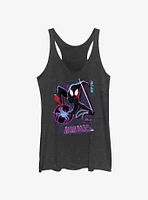 Marvel Spider-Man: Across the Spider-Verse Street Swing Miles Morales Girls Tank