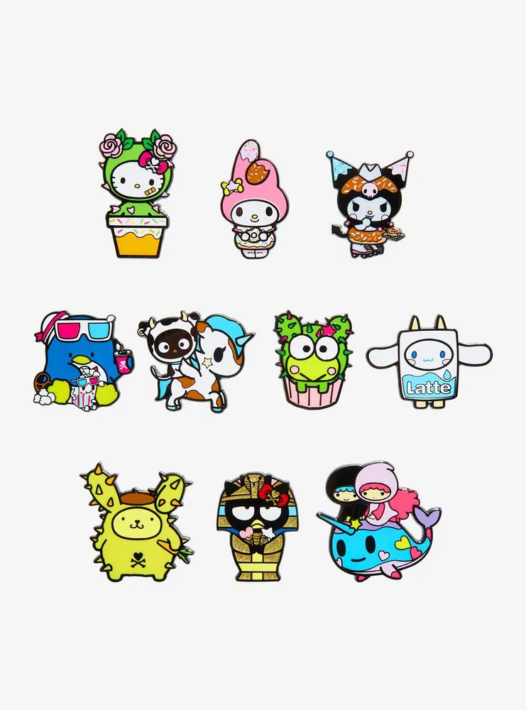 Sanrio Characters Enamel Pins - Hello Kitty, My Melody, Cinnamoroll, Kuromi