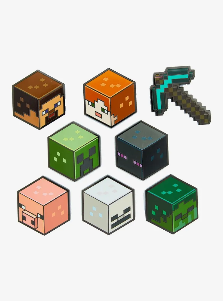FiGPiN Minecraft Icons Enamel Pin Collector Box