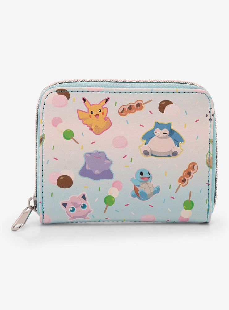 Loungefly Pokemon Japanese Treats Mini Zipper Wallet