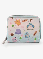 Loungefly Pokemon Japanese Treats Mini Zipper Wallet