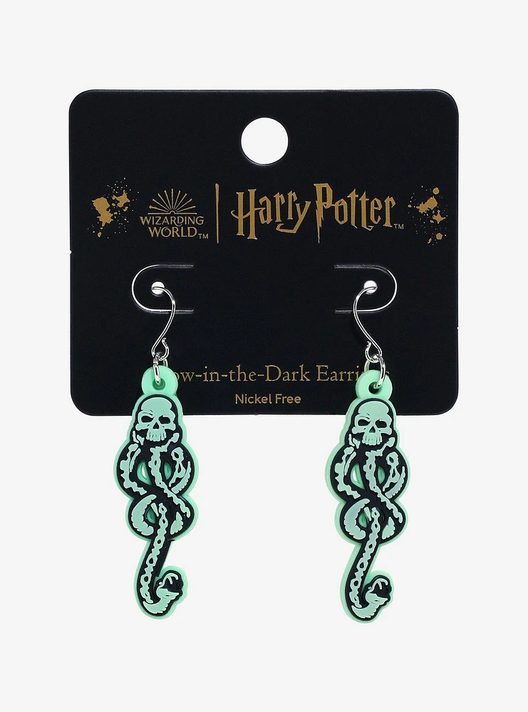 Harry Potter Death Eater Glow-In-The-Dark Earrings