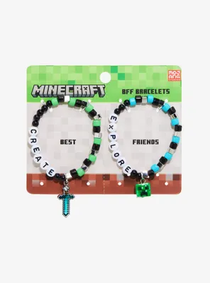Minecraft Explore & Create Best Friend Beaded Bracelet Set