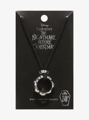 The Nightmare Before Christmas Jack Ring Necklace
